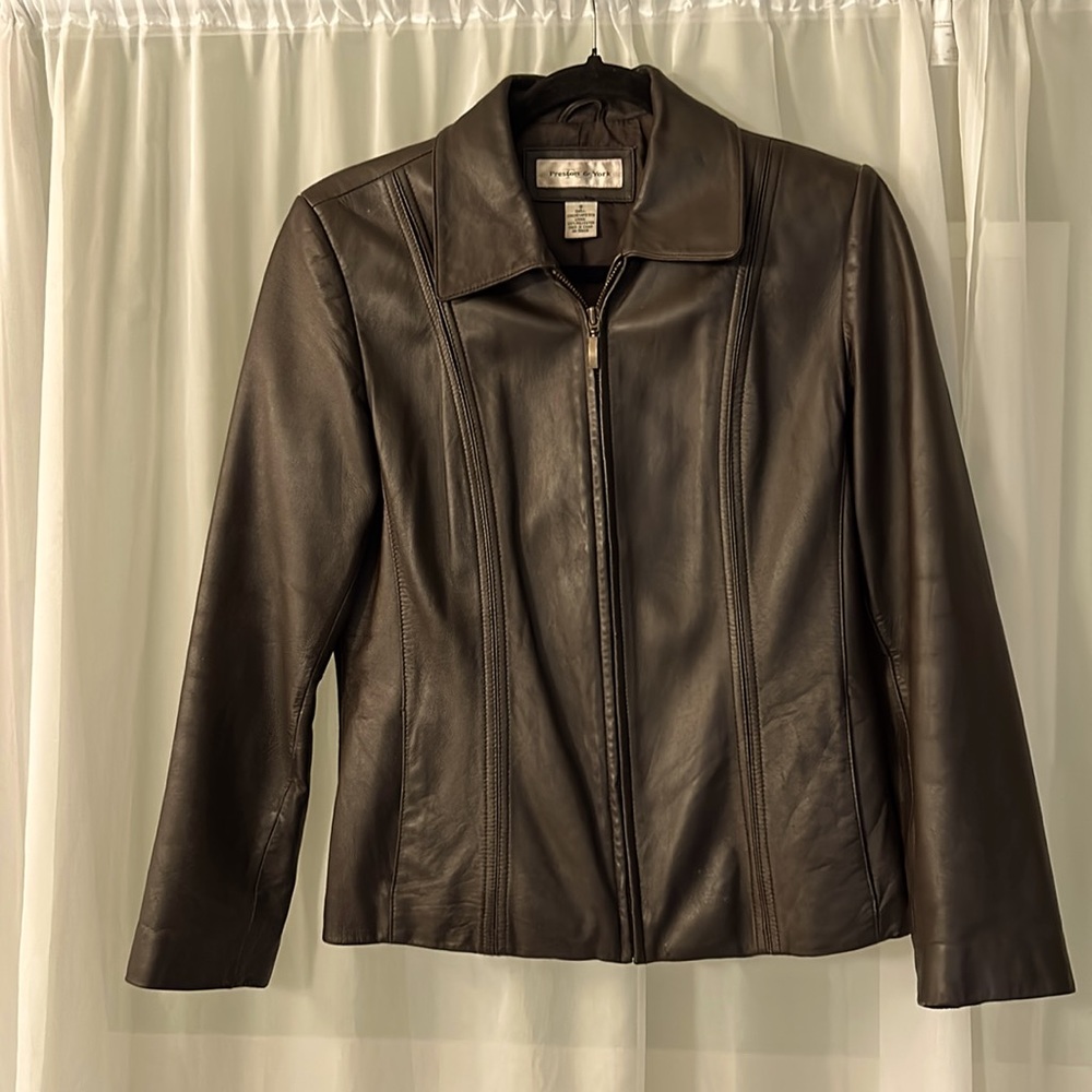 Ladies leather jacket